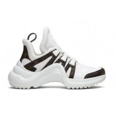 Louis Vuitton Wmns Archlight Sneaker 'White Brown' 1A43L1