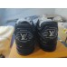 Louis Vuitton Trainer  Black Embossed Monogram 1AARER 