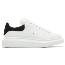 Alexander McQueen Wmns Oversized Sneaker 'White Black' 