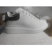 Alexander McQueen Wmns Oversized Sneaker 'White Black' 