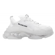 Balenciaga Wmns Triple S Sneaker 'Clearsole - White' 544351 W2FB1 9000