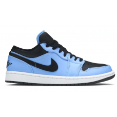 Air Jordan 1 Low 'University Blue Black' 553558 403