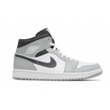 Air jordan 1 mid ‘Light Smoke Grey’554724 078