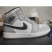 Air Jordan 1 Mid GS 'Light Smoke Grey' 554725 092 