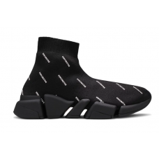 Balenciaga Speed 2.0 Sneaker 'Allover Logo - Black'  617196 W2DBO 1090 