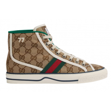 Gucci Wmns Tennis 1977 High 'Beige Ebony' 627838 HVK70 9765