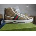 Gucci Wmns Tennis 1977 High 'Beige Ebony' 627838 HVK70 9765