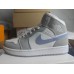 Air Jordan 1 Mid 'Wolf Grey Aluminum' BQ6472 105 