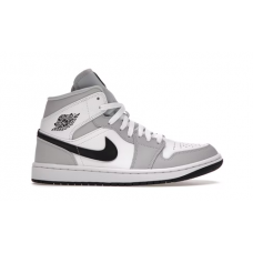 Wmns Air Jordan 1 Mid 'Grey Fog')-BQ6472-015