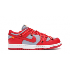 Off White X Dunk Low 'University Red'  - CT0856 600