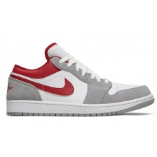 Air Jordan 1 Low SE 'Light Smoke Grey Gym Red' DC6991 016