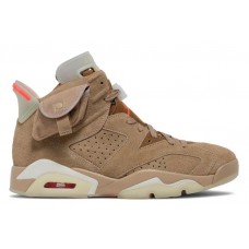 Travis Scott x Air Jordan 6 Retro 'British Khaki'DH0690 200