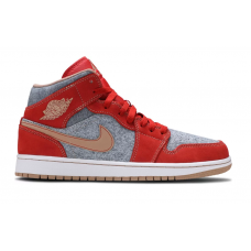 Air Jordan 1 Mid 'Denim Red' DM4352 600