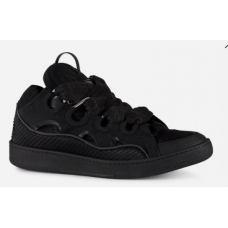 LANVIN LEATHER CURB SNEAKERS BLACK FM-SKRK11-NYTE-E2110