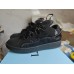 LANVIN LEATHER CURB SNEAKERS BLACK FM-SKRK11-NYTE-E2110