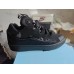 LANVIN LEATHER CURB SNEAKERS BLACK FM-SKRK11-NYTE-E2110