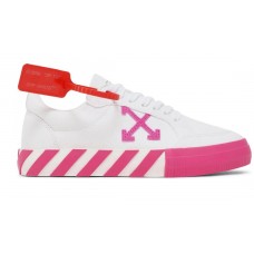 Off-White Wmns Arrow Vulcanized Low 'White Fuchsia'