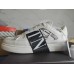 LOW-TOP CALFSKIN VL7N SNEAKER WITH BANDS-WHITE/ BLACK YS0C58WRQ_24P